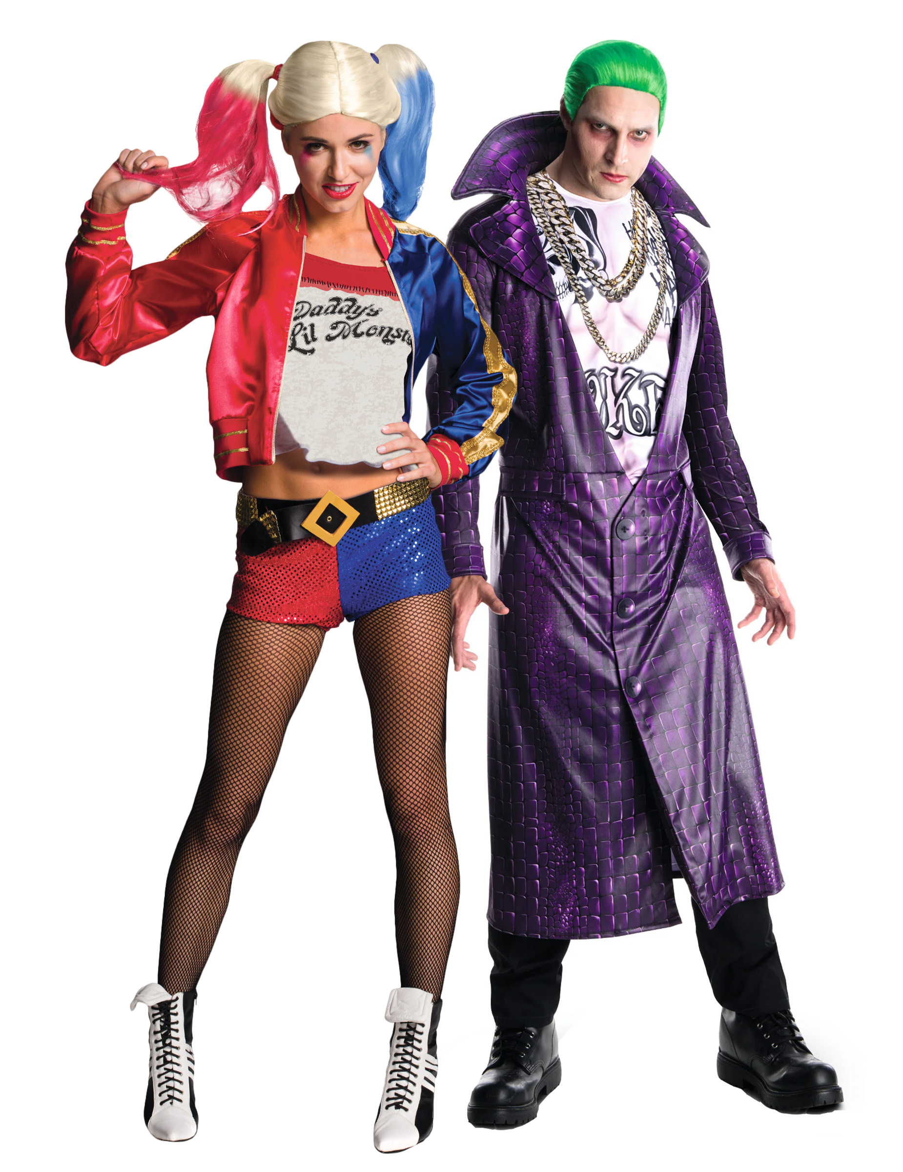 Chaos Duo Paarkostüm Joker und Harley Quinn Erwachsene