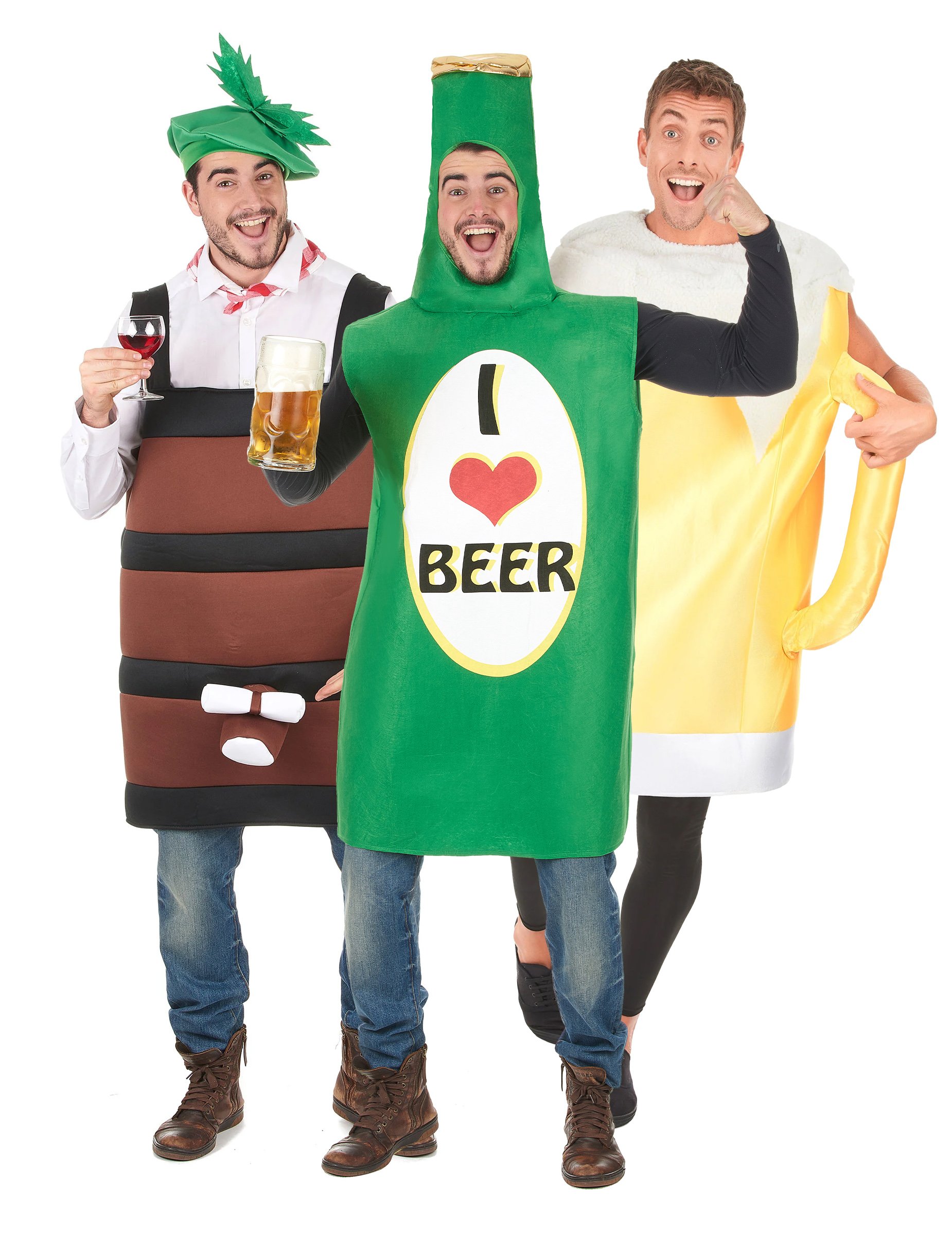 Gruppenkostüm Biere und Wein