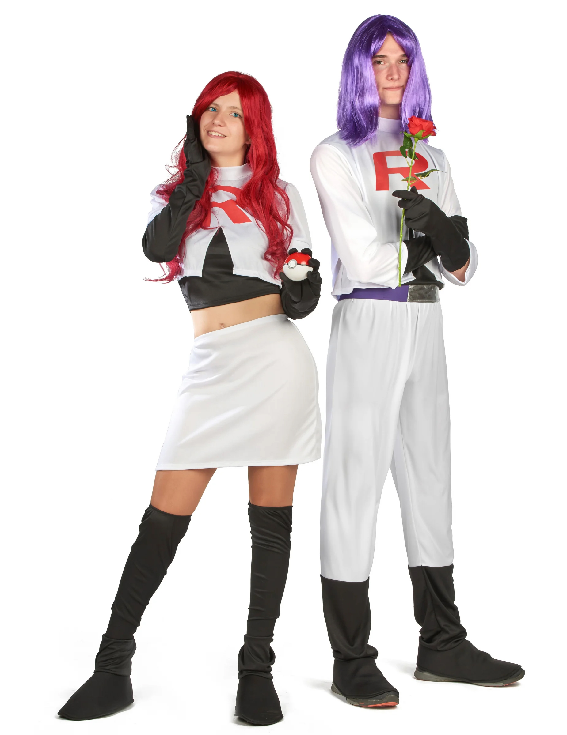 Manga Superschurken Paarkostüm Damen