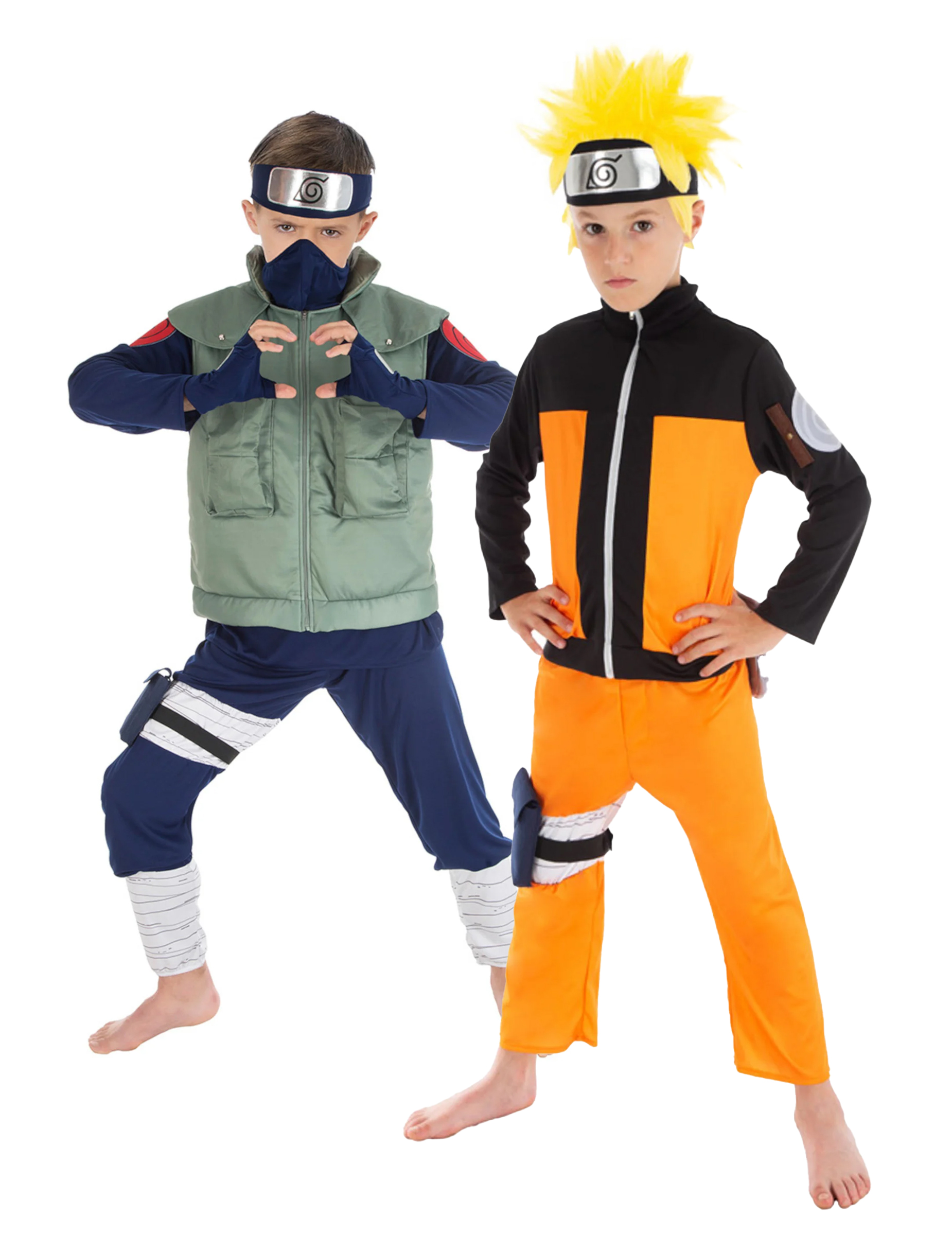 Naruto und Kakashi Hatake Paarkostüm für Kinder