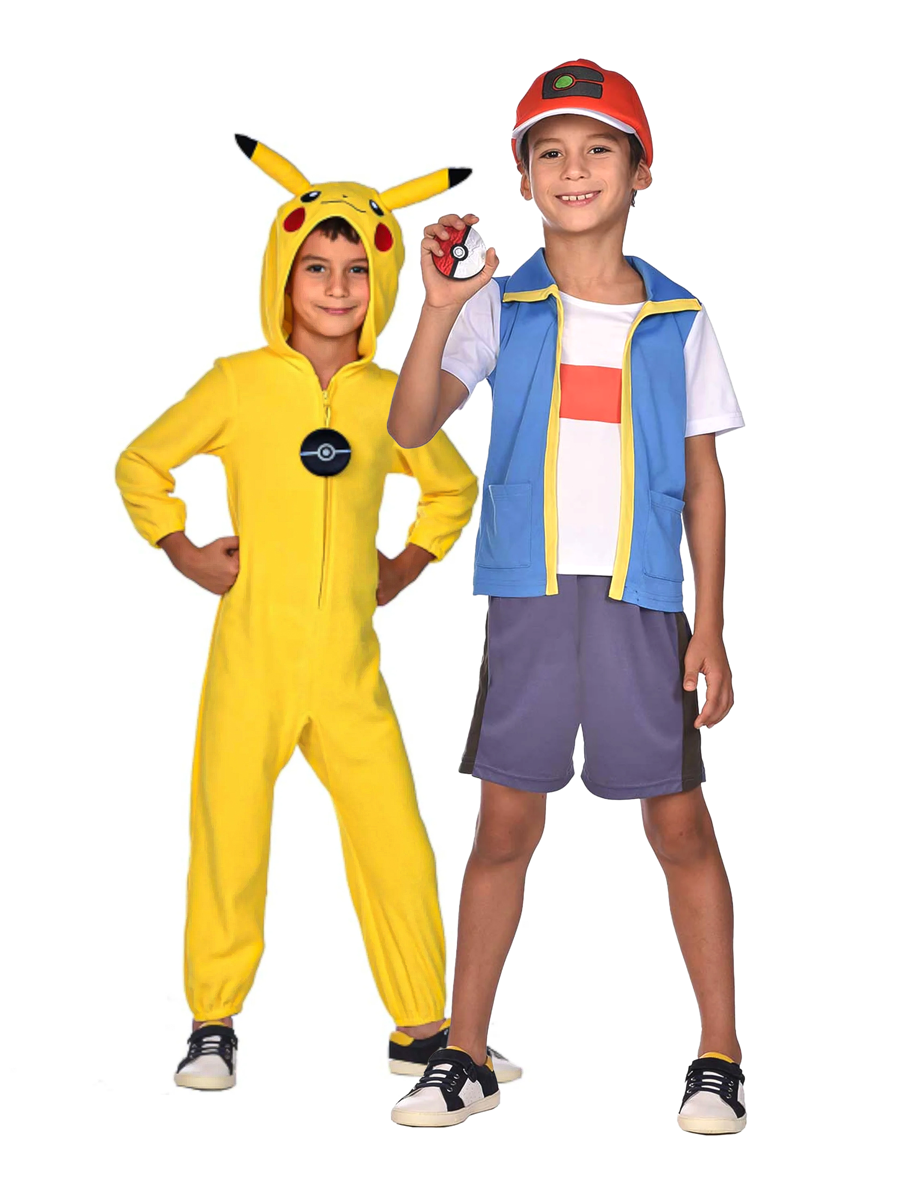 Pokemon Paarkostüm Ash und Pikachu