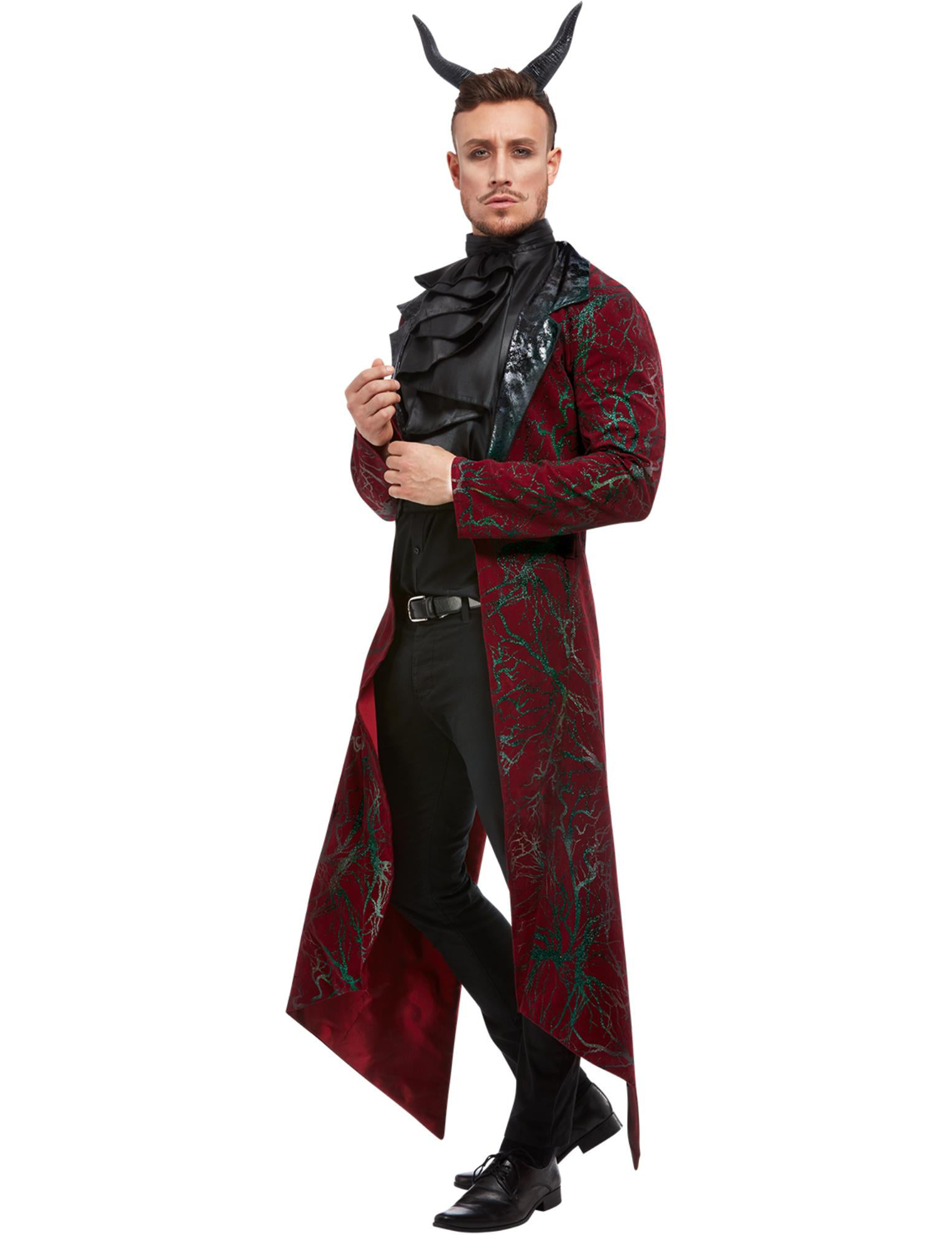 Sexy Teufel-Kostüm für Herren Halloweenkostüm schwarz-rot