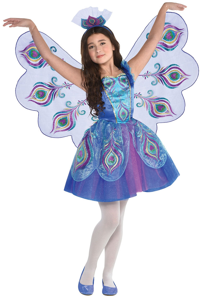 Violet Pfau Kostüm für Mädchen - Kinder 3-4 Jahre violett | Karneval & Fasching | Kostüme.com