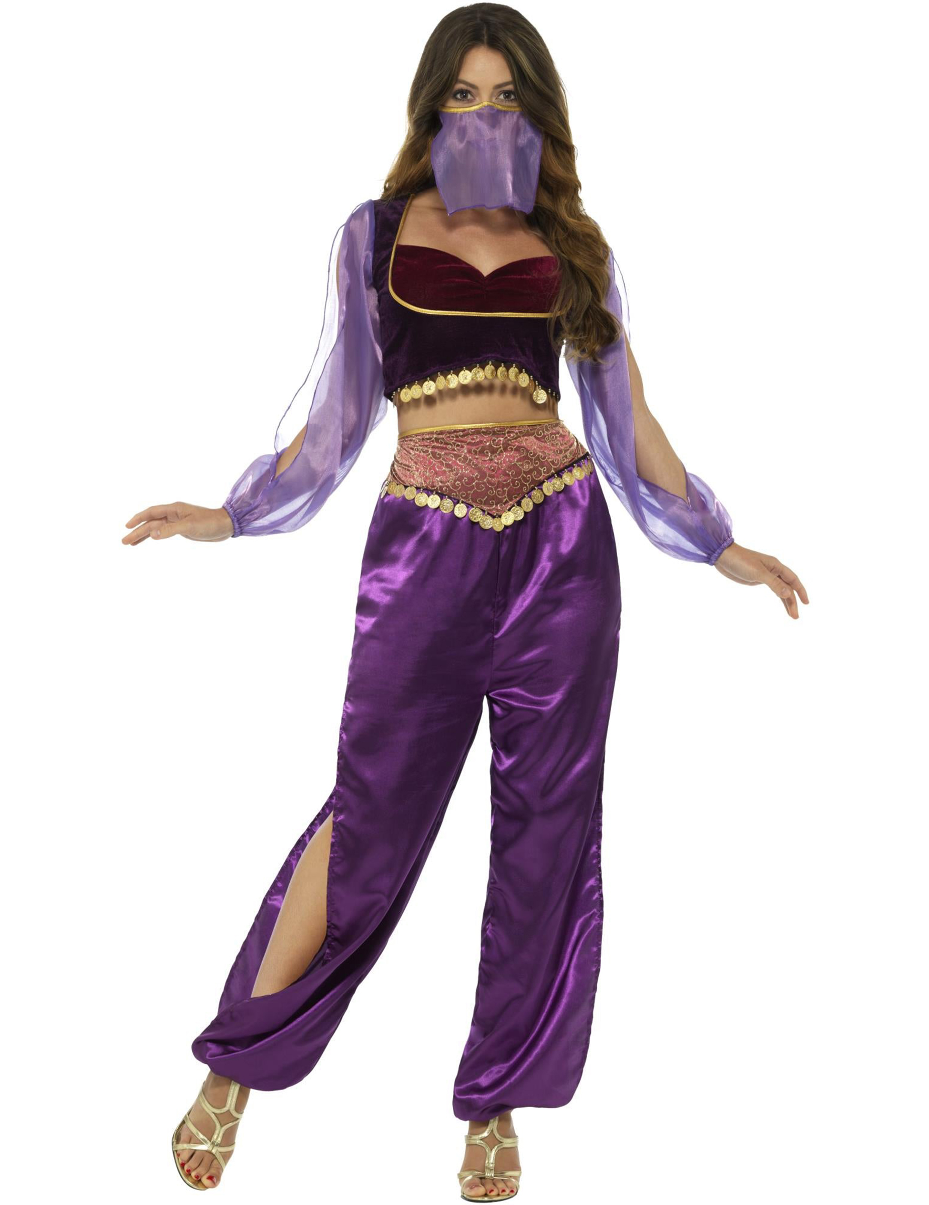Arabische Prinzessin Damenkostüm violett